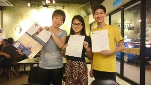 Alumni in action -Soya Shui and John Chin 01