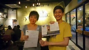 Alumni in action -Soya Shui and John Chin 02